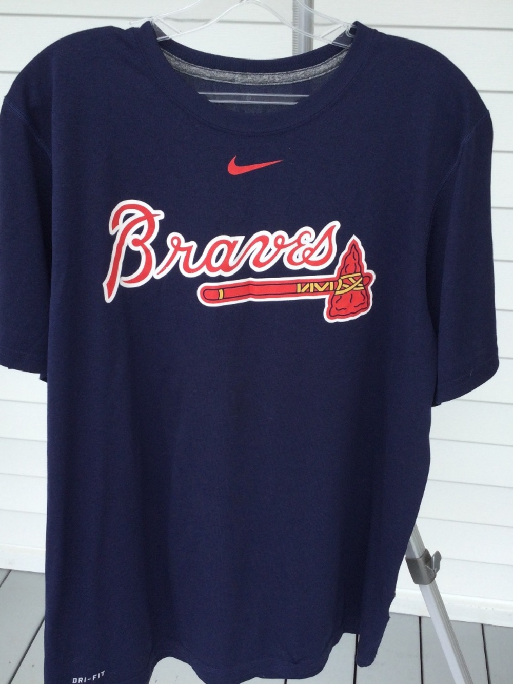 Nike Atlanta Braves Short Sleeve T-Shirt, Size XL, Unisex